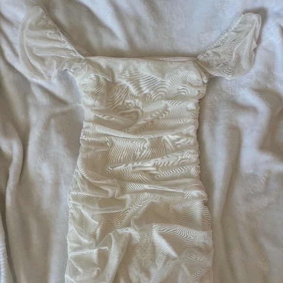 Princess Polly white mini layered dress - Picture 1 of 5